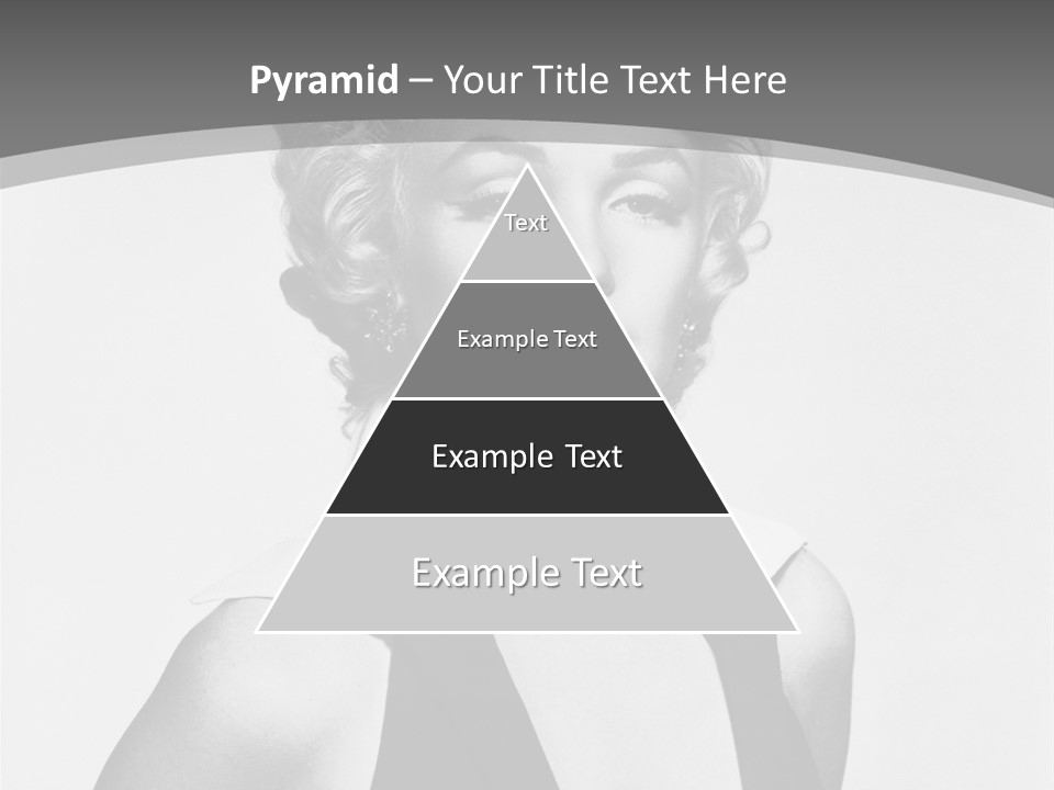 Marilyn Monroe Vintage Image PowerPoint Template