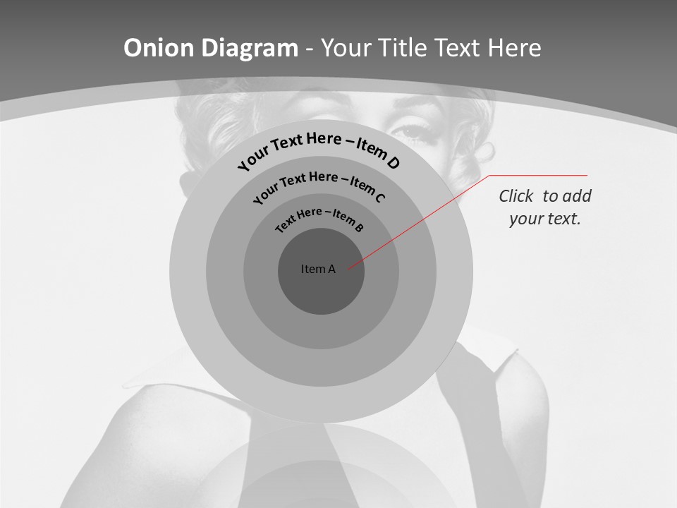 Marilyn Monroe Vintage Image PowerPoint Template