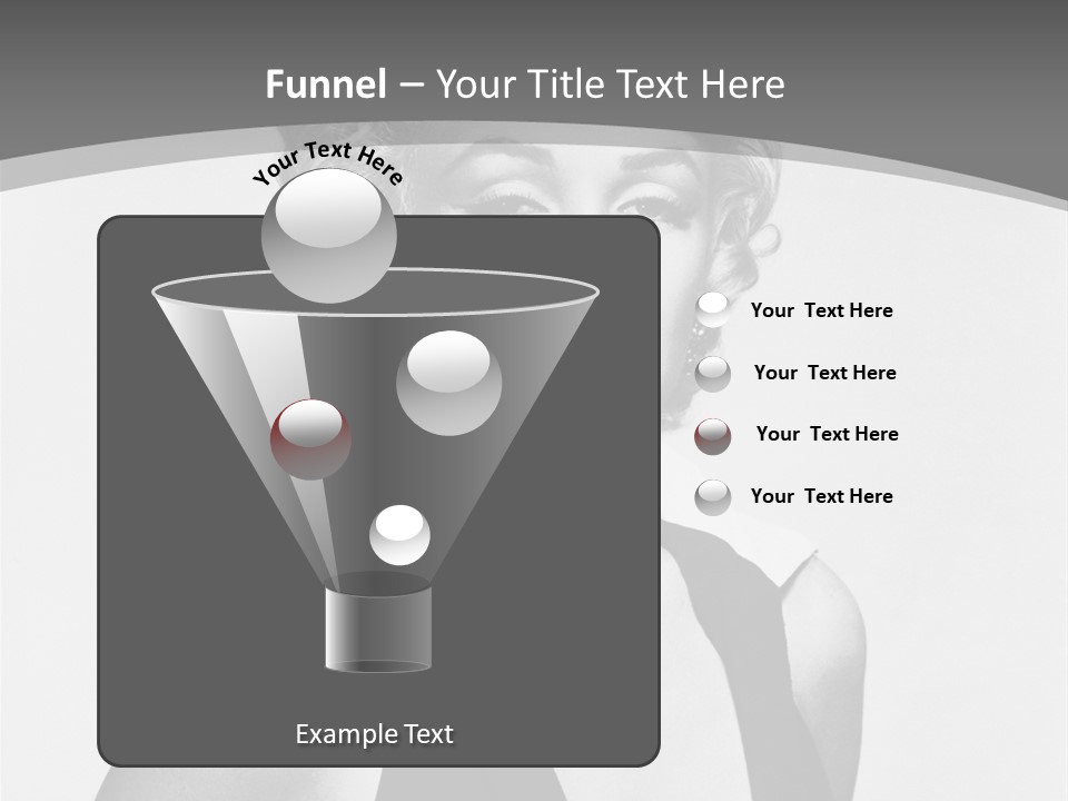 Marilyn Monroe Vintage Image PowerPoint Template