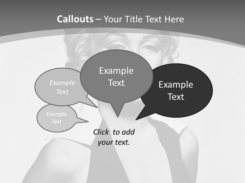 Marilyn Monroe Vintage Image PowerPoint Template