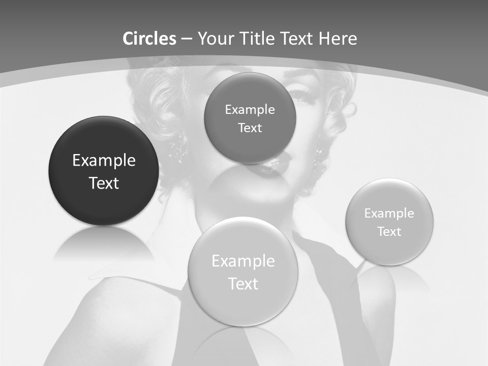 Marilyn Monroe Vintage Image PowerPoint Template