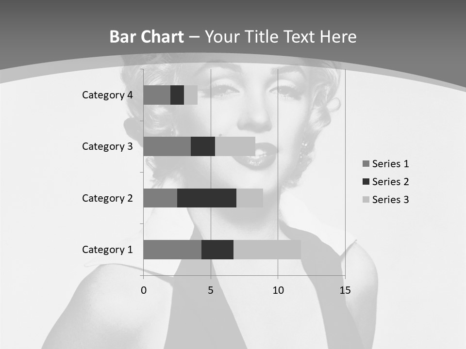Marilyn Monroe Vintage Image PowerPoint Template
