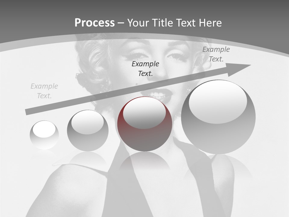 Marilyn Monroe Vintage Image PowerPoint Template