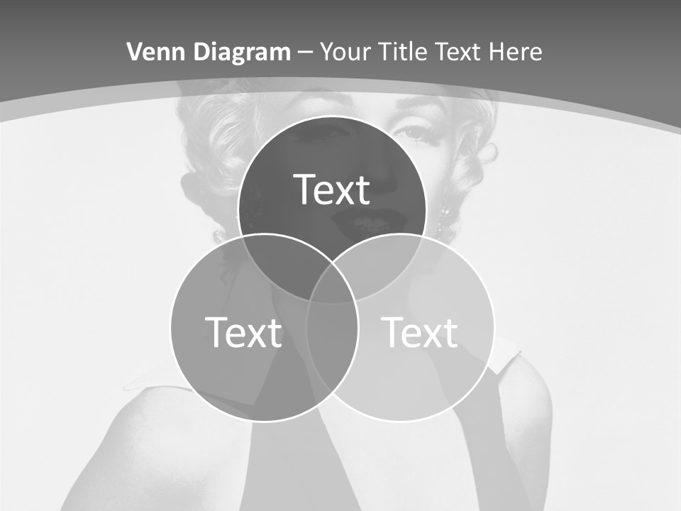Marilyn Monroe Vintage Image PowerPoint Template