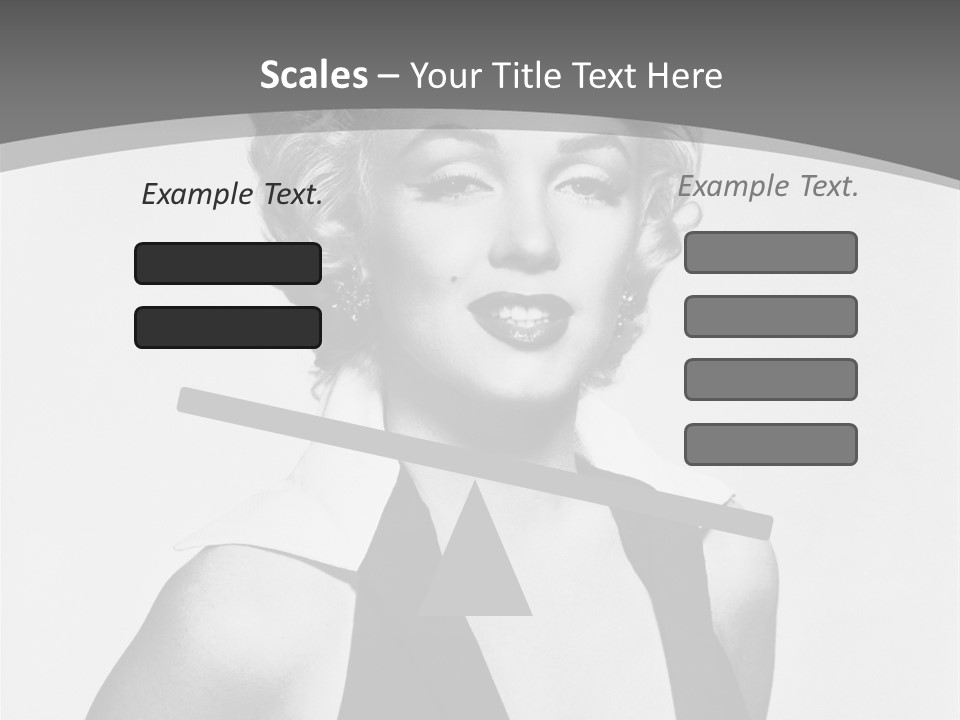 Marilyn Monroe Vintage Image PowerPoint Template