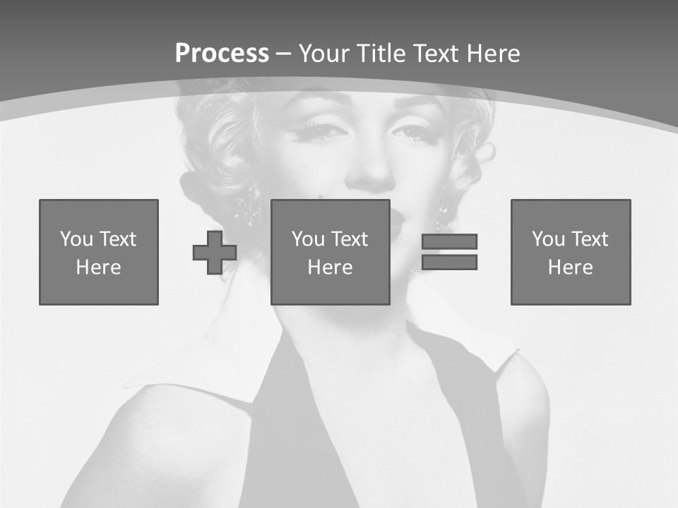 Marilyn Monroe Vintage Image PowerPoint Template