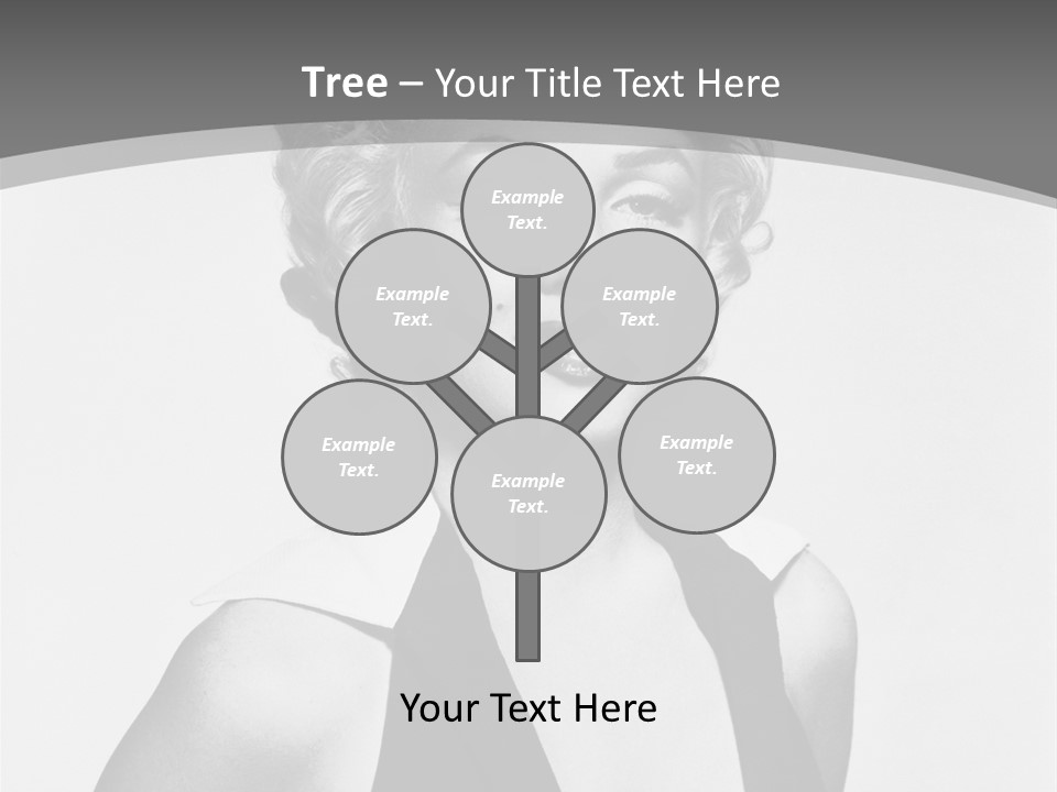 Marilyn Monroe Vintage Image PowerPoint Template