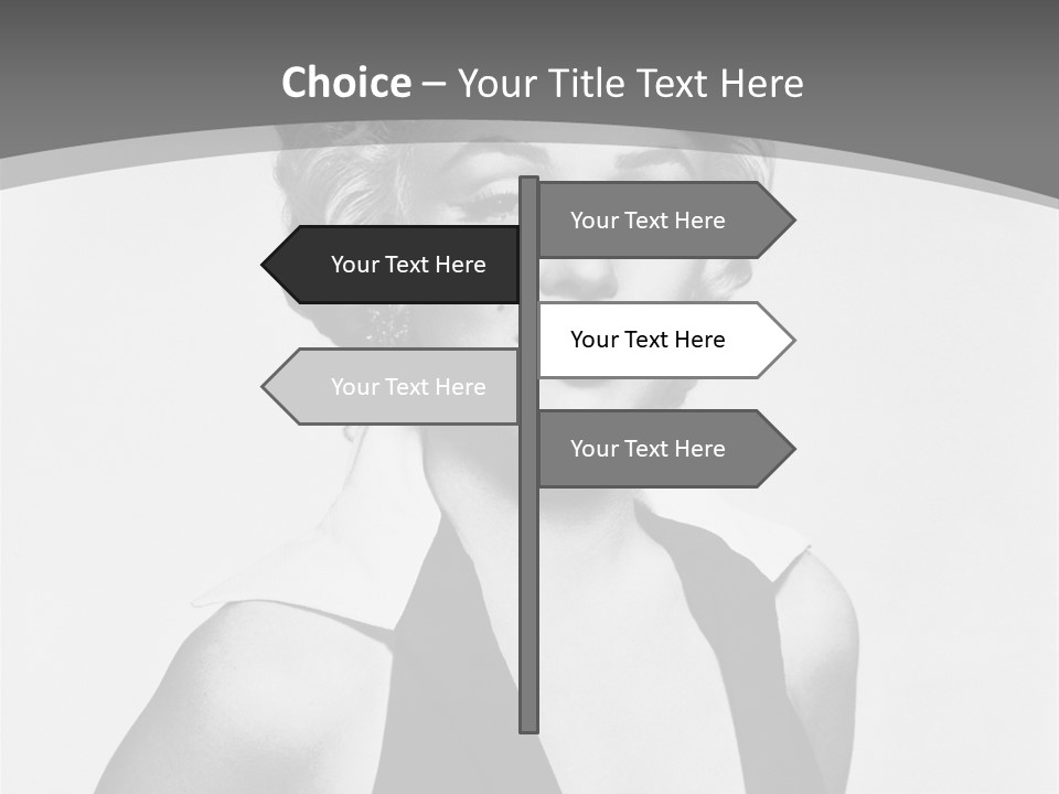 Marilyn Monroe Vintage Image PowerPoint Template