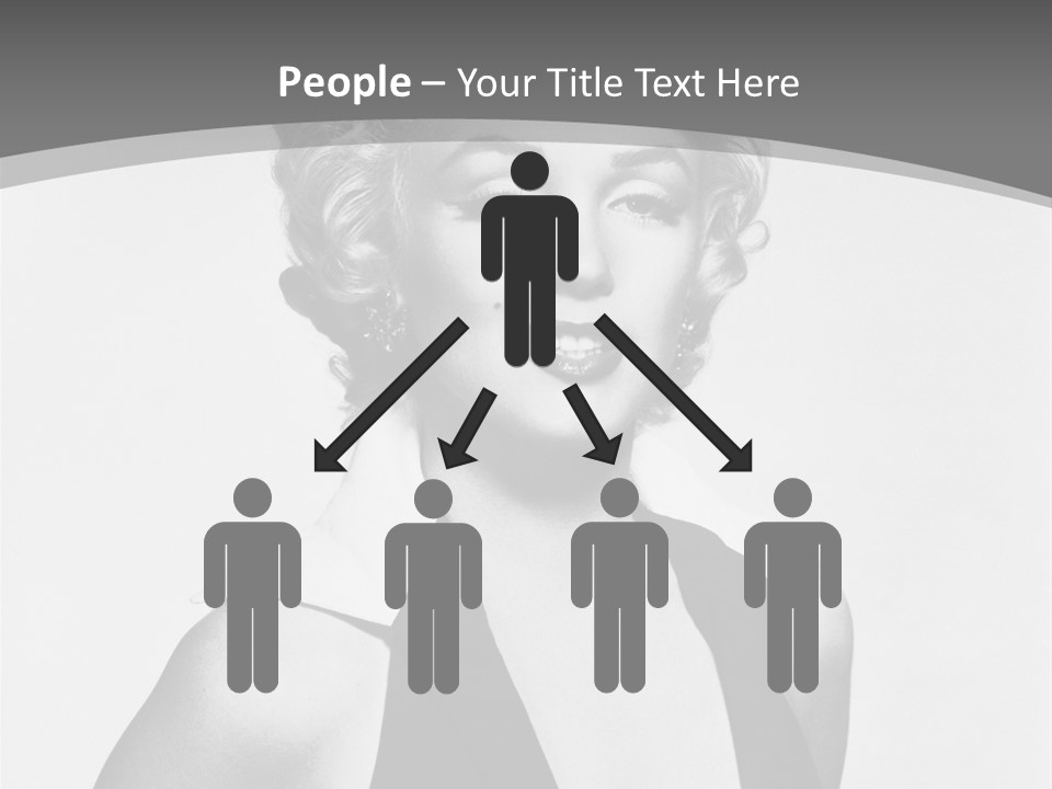 Marilyn Monroe Vintage Image PowerPoint Template