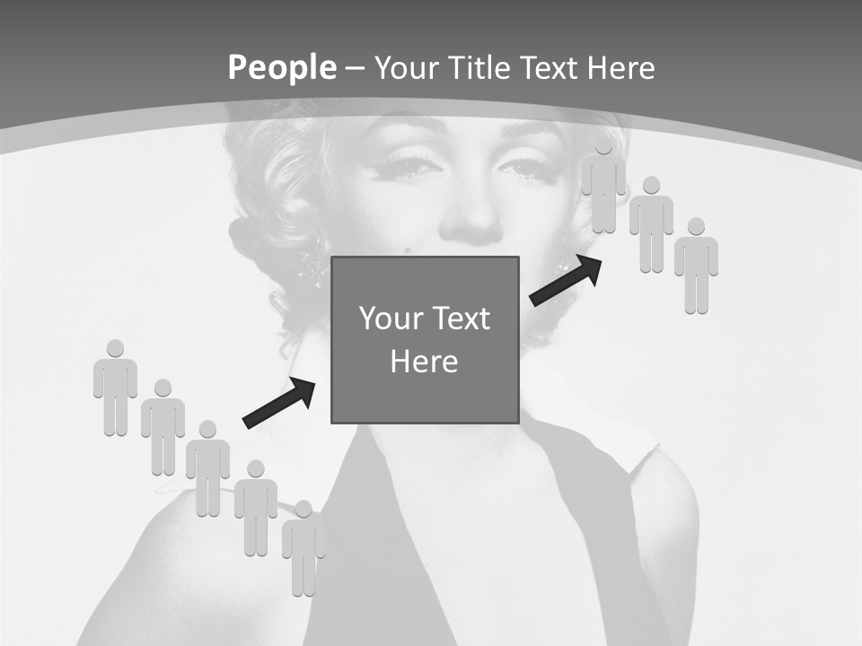 Marilyn Monroe Vintage Image PowerPoint Template