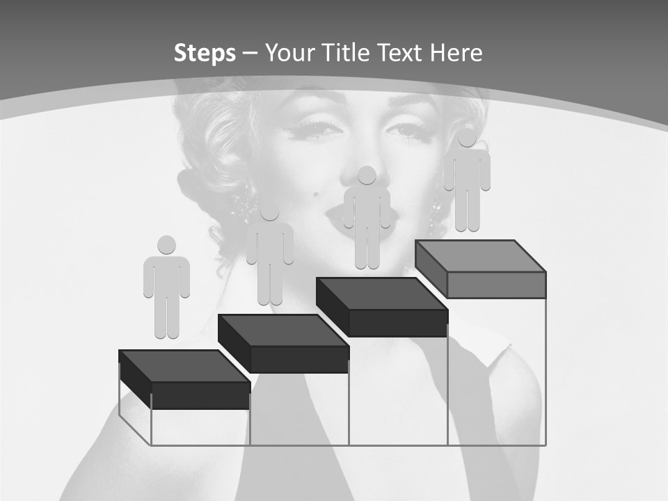 Marilyn Monroe Vintage Image PowerPoint Template