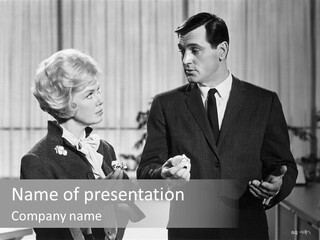 Film Actors 20 Th Century PowerPoint Template