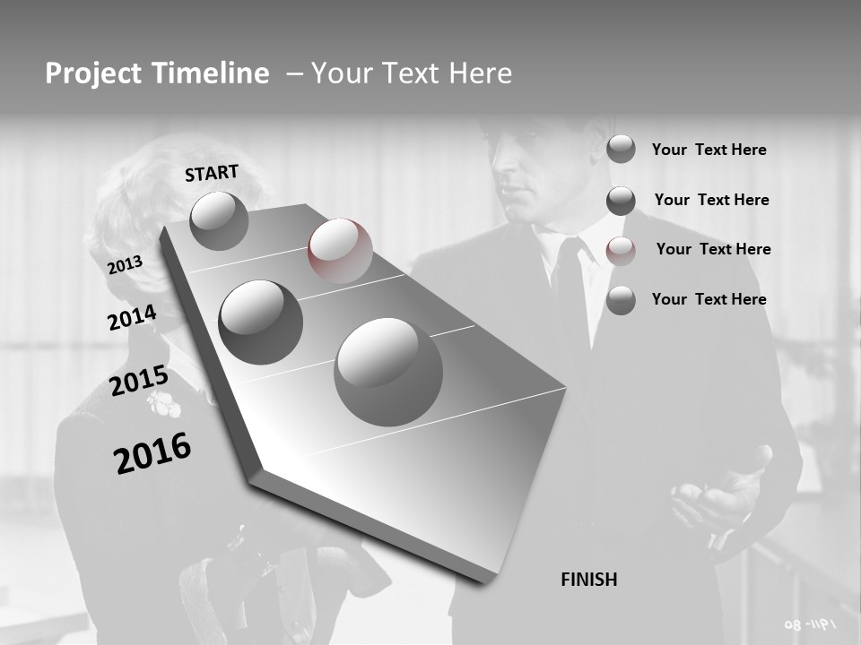 Film Actors 20 Th Century PowerPoint Template