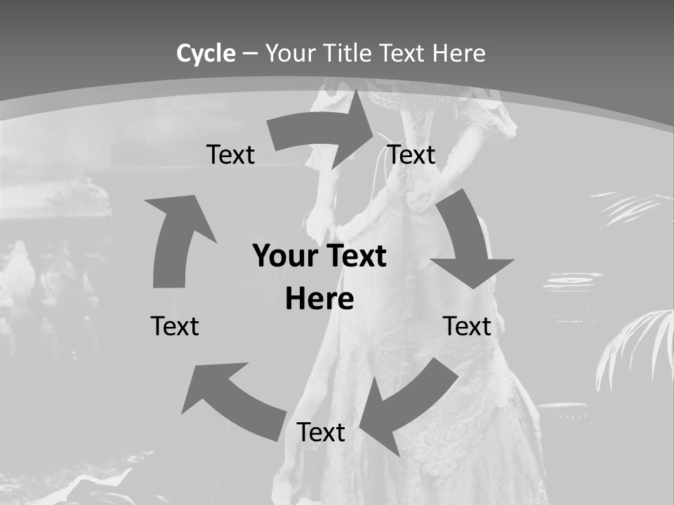 The Image Of The Queen PowerPoint Template