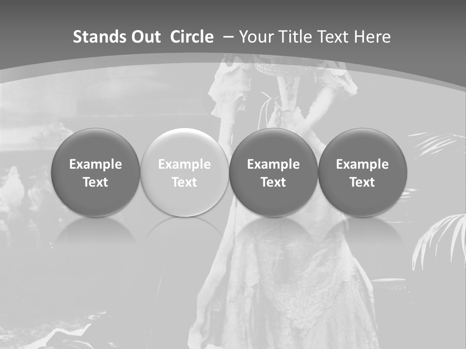 The Image Of The Queen PowerPoint Template