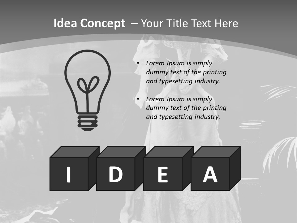 The Image Of The Queen PowerPoint Template