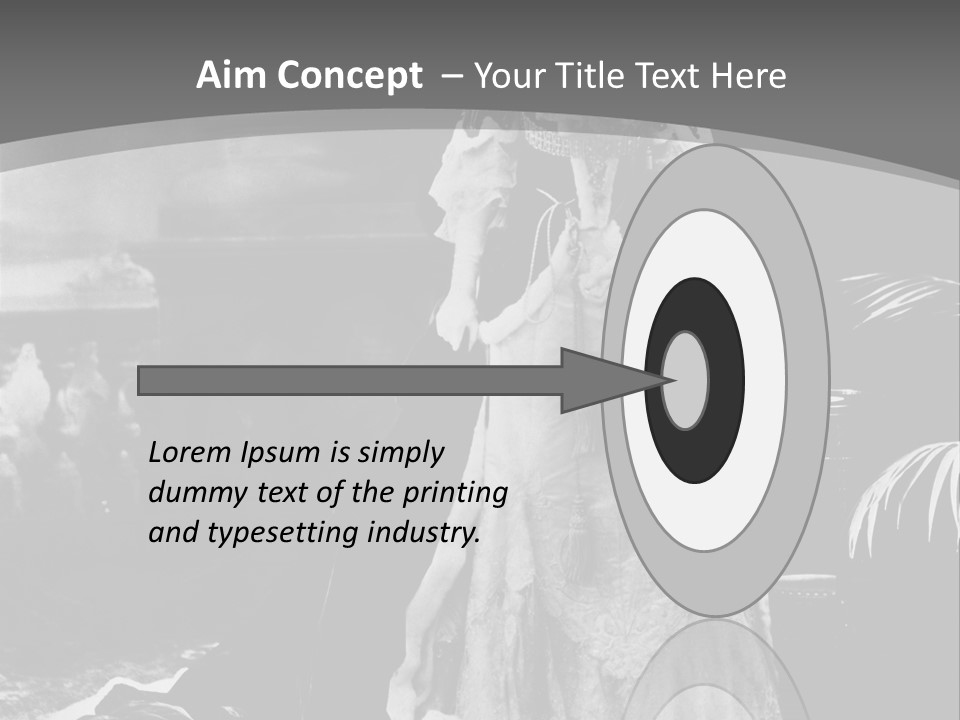 The Image Of The Queen PowerPoint Template