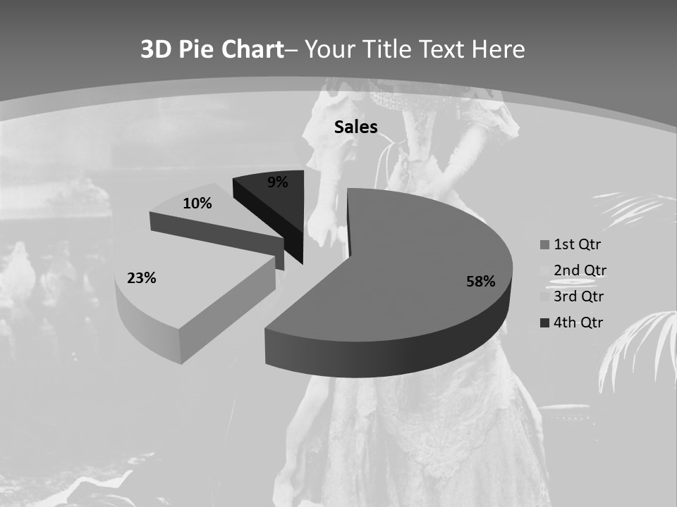 The Image Of The Queen PowerPoint Template