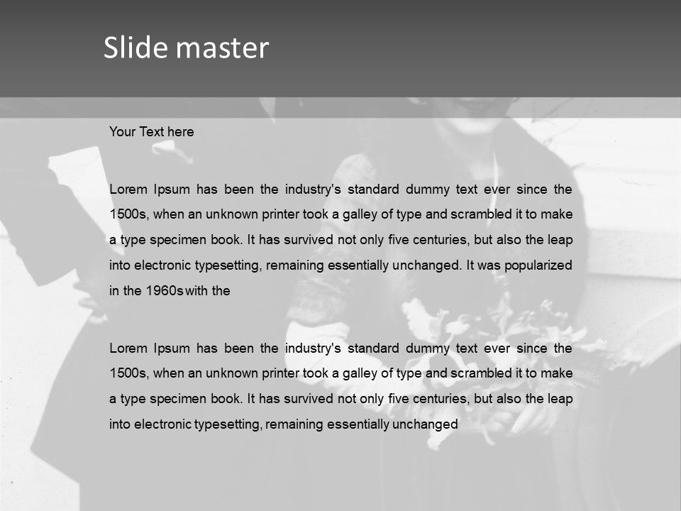 Couple Smiling PowerPoint Template