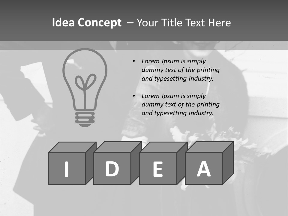 Couple Smiling PowerPoint Template