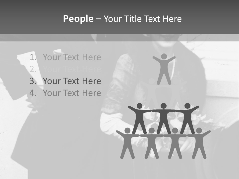 Couple Smiling PowerPoint Template