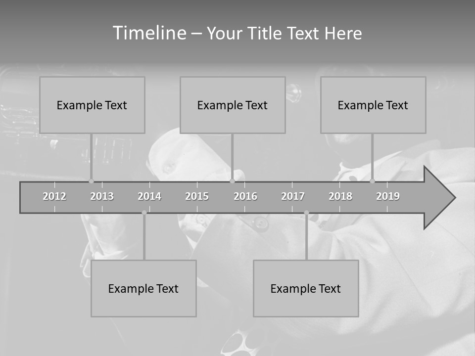 Black Saxophonist PowerPoint Template