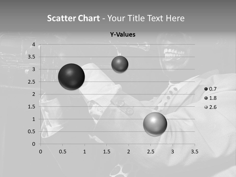 Black Saxophonist PowerPoint Template