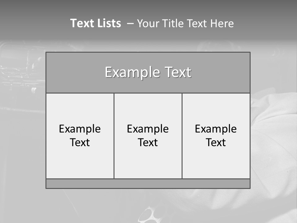 Black Saxophonist PowerPoint Template