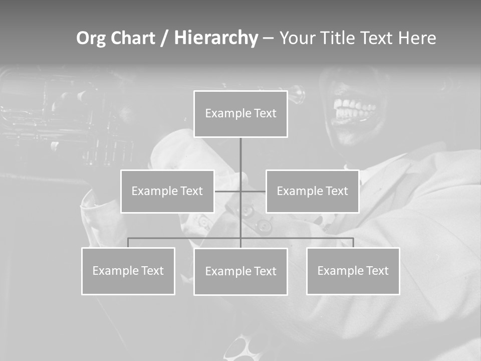 Black Saxophonist PowerPoint Template