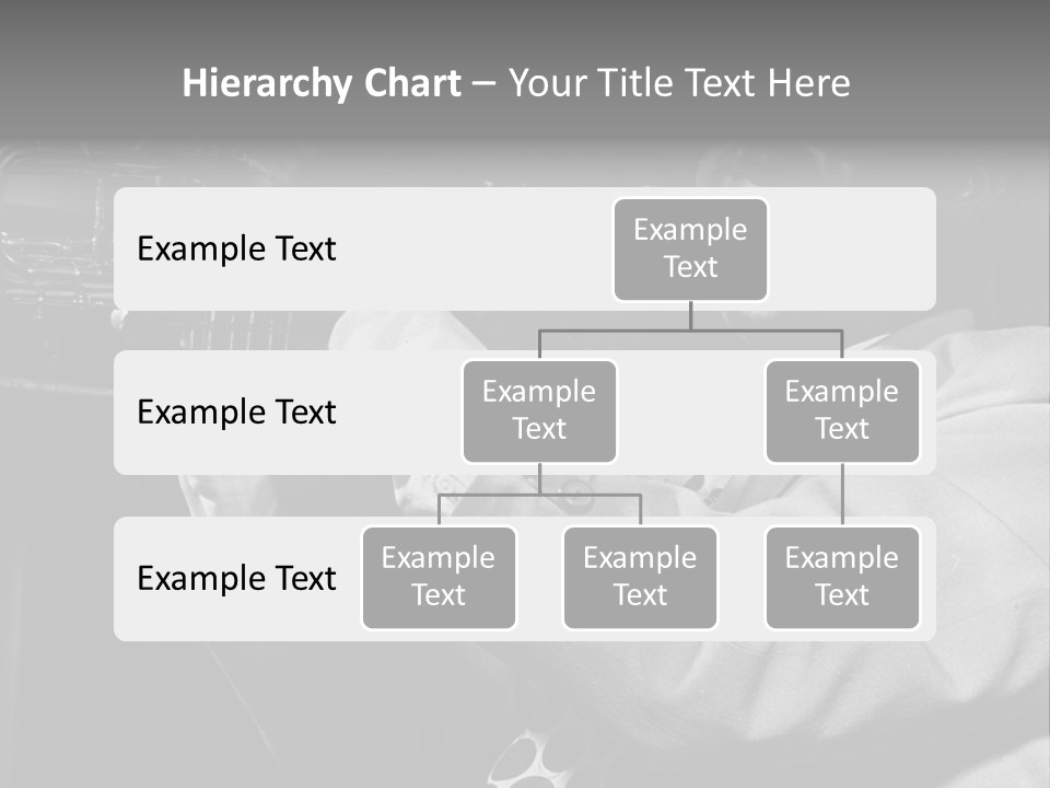 Black Saxophonist PowerPoint Template