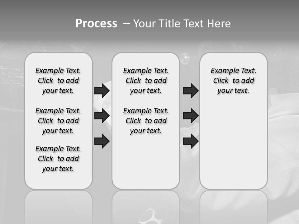 Black Saxophonist PowerPoint Template
