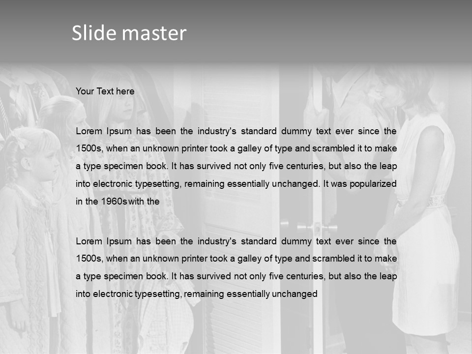 A Scene From The American Film PowerPoint Template