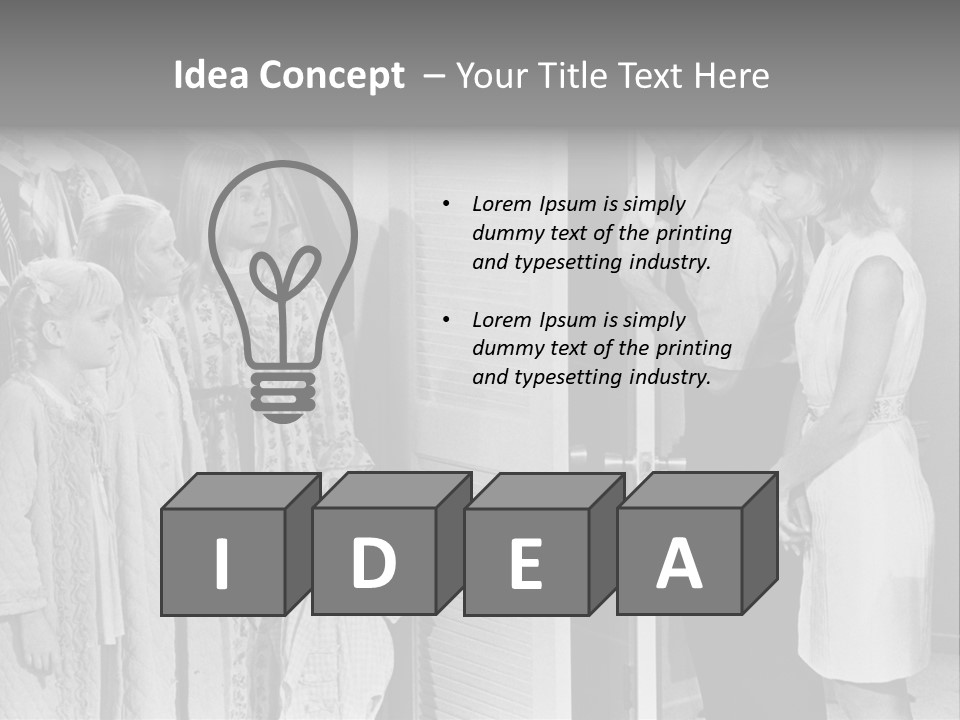 A Scene From The American Film PowerPoint Template