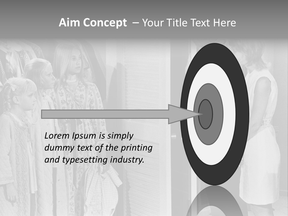 A Scene From The American Film PowerPoint Template