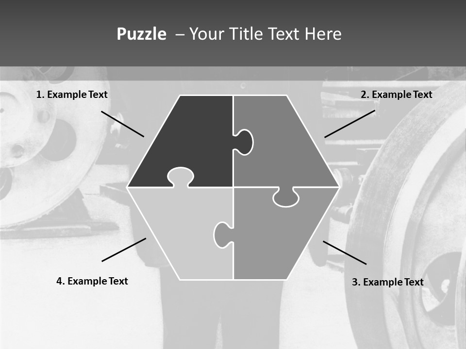 Portrait New Jersey One Person PowerPoint Template