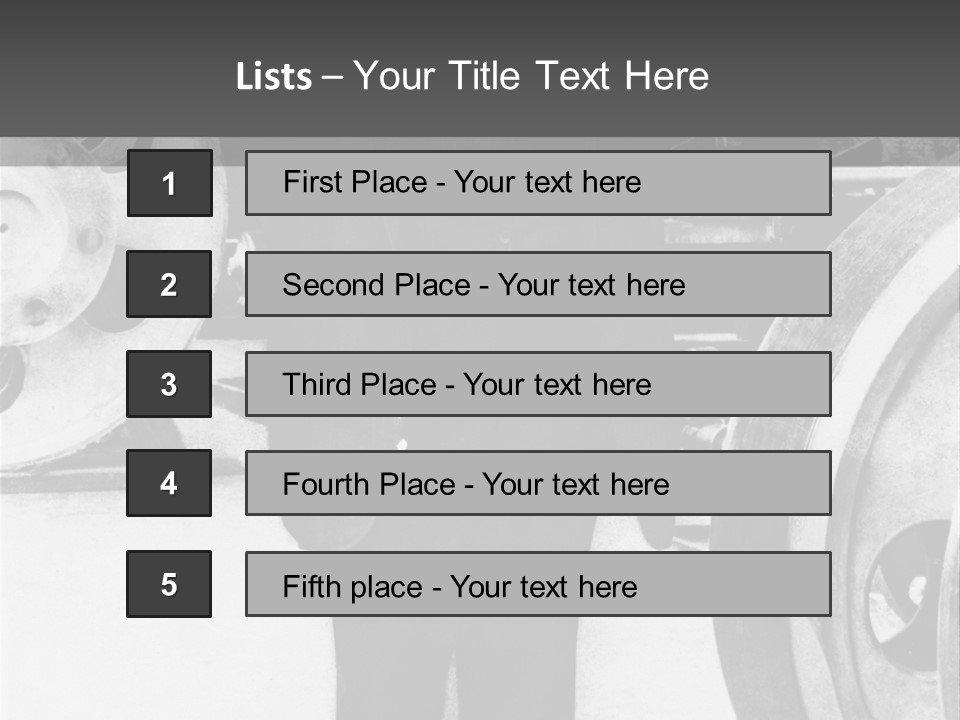 Portrait New Jersey One Person PowerPoint Template