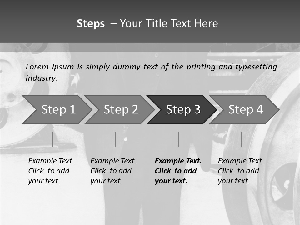 Portrait New Jersey One Person PowerPoint Template