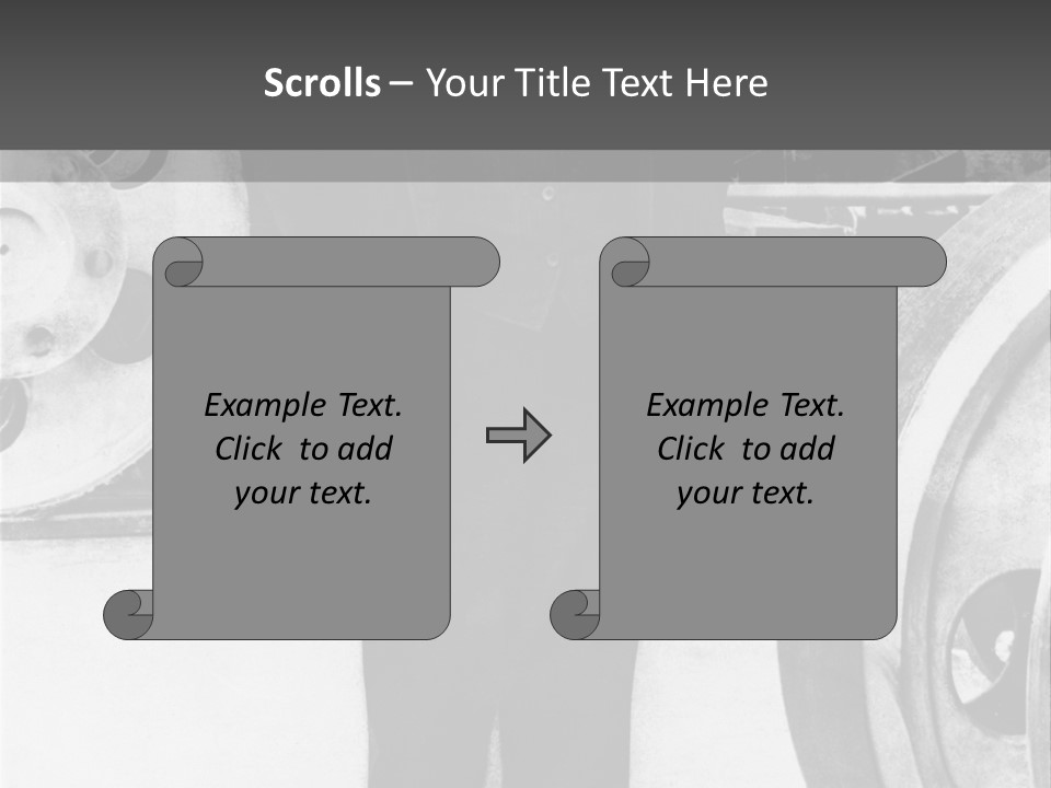 Portrait New Jersey One Person PowerPoint Template