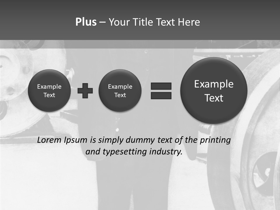 Portrait New Jersey One Person PowerPoint Template