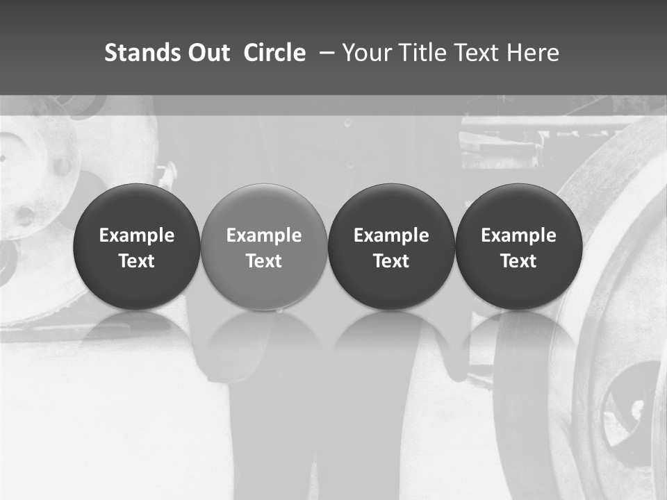 Portrait New Jersey One Person PowerPoint Template