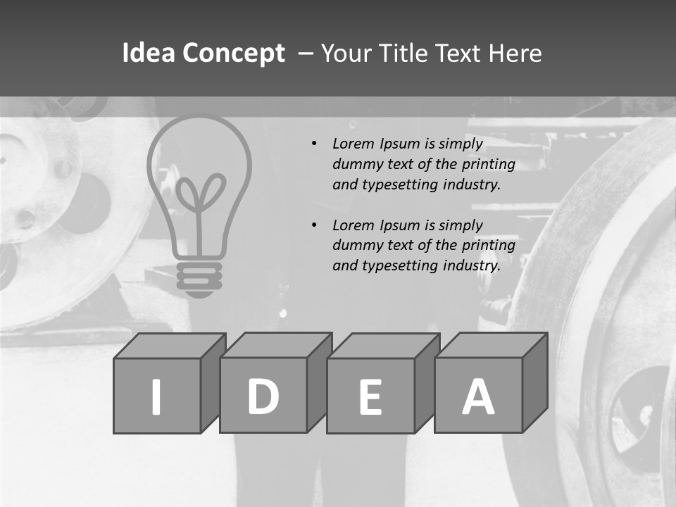 Portrait New Jersey One Person PowerPoint Template