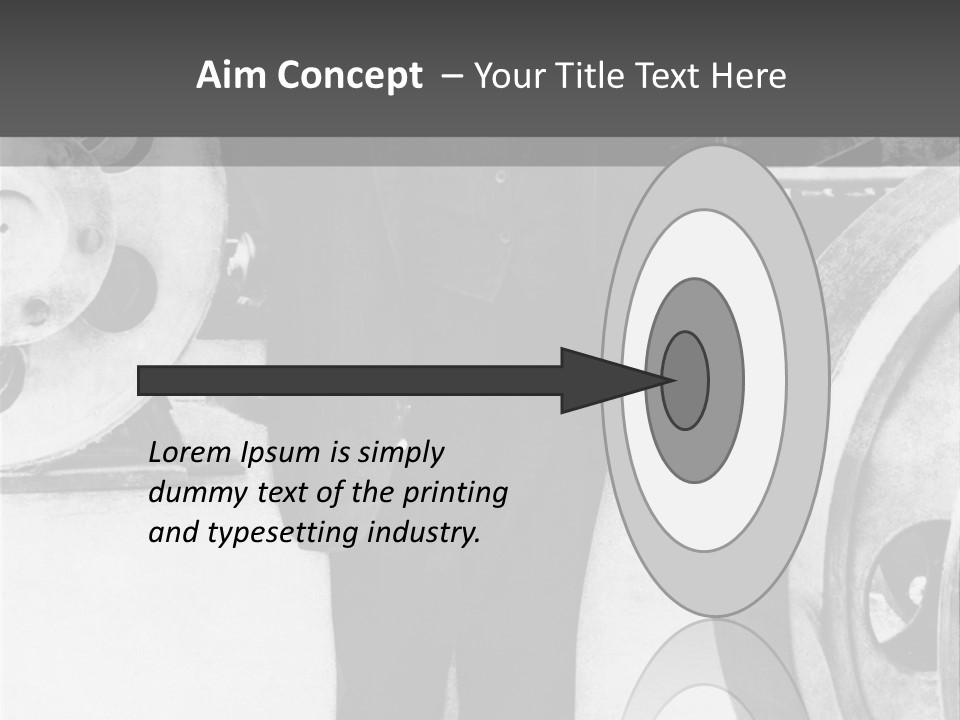 Portrait New Jersey One Person PowerPoint Template