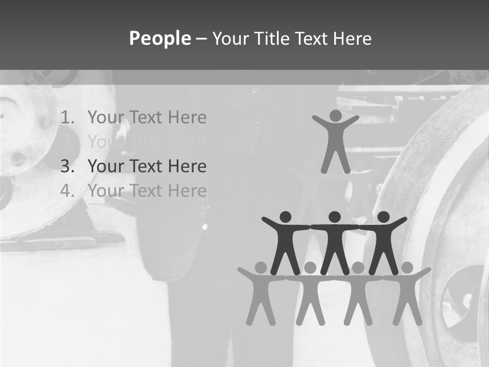 Portrait New Jersey One Person PowerPoint Template