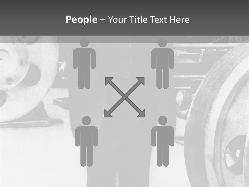 Portrait New Jersey One Person PowerPoint Template