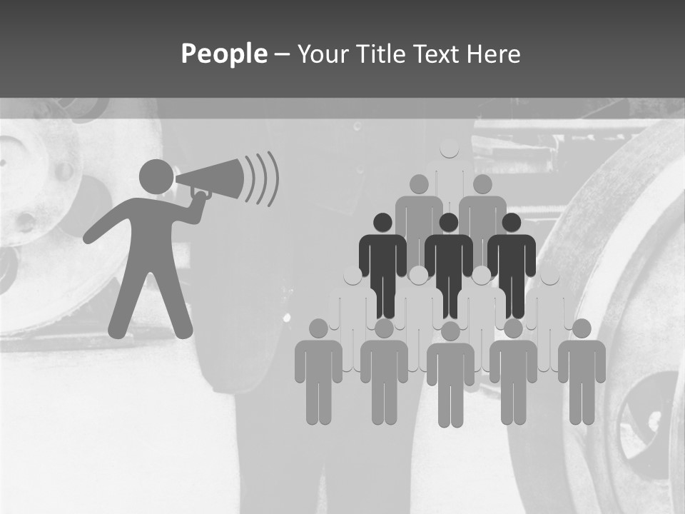 Portrait New Jersey One Person PowerPoint Template