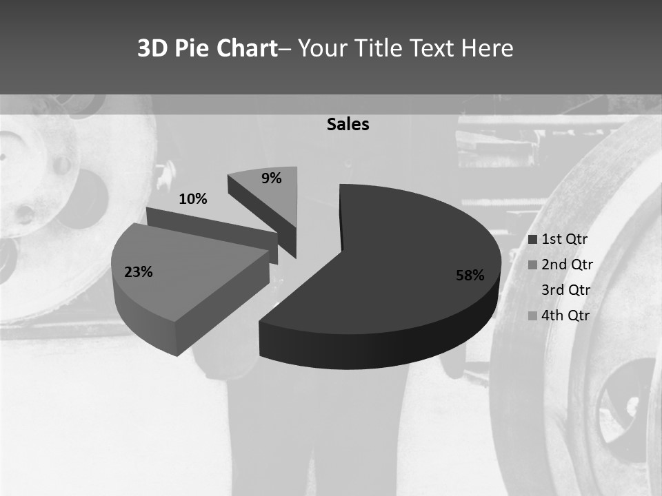 Portrait New Jersey One Person PowerPoint Template