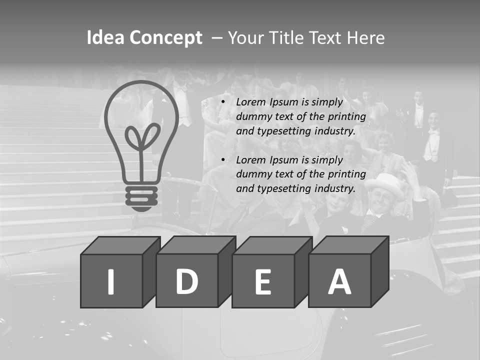 Government One Person Senator PowerPoint Template