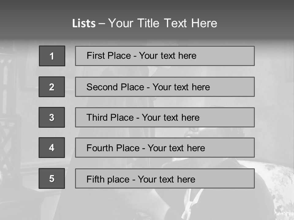 Republican New Jersey One Person PowerPoint Template