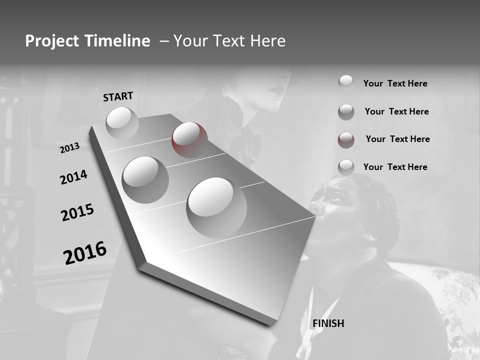 Republican New Jersey One Person PowerPoint Template
