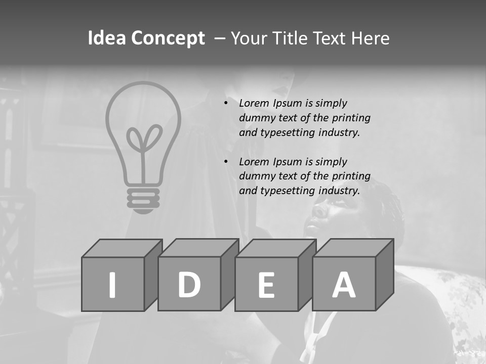 Republican New Jersey One Person PowerPoint Template